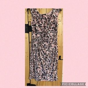 Pink & Black Polka dot Dress